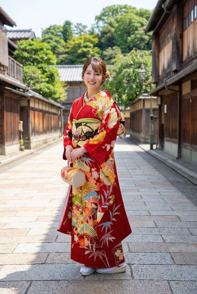 レンタル振袖 – 赤15