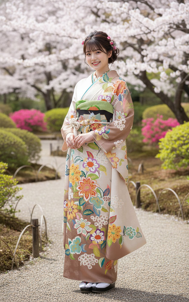 レンタル振袖 – 白03