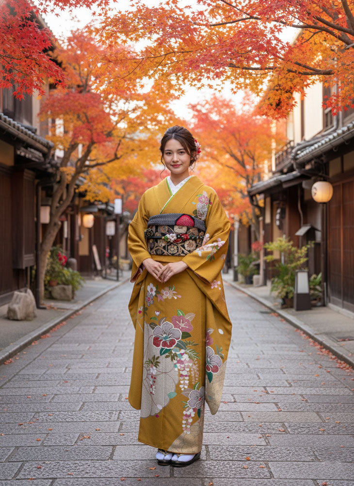 レンタル振袖 – 黄02