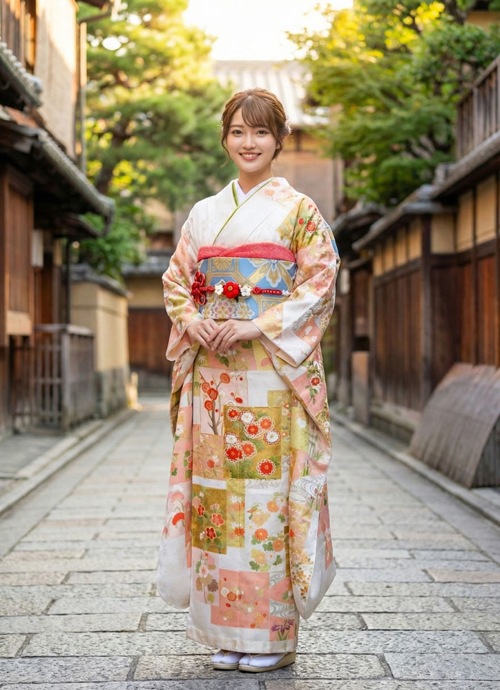 十日町友禅 – 吉澤 – 白01