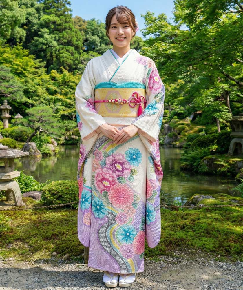 藤娘きぬたや 総絞り振袖 白03