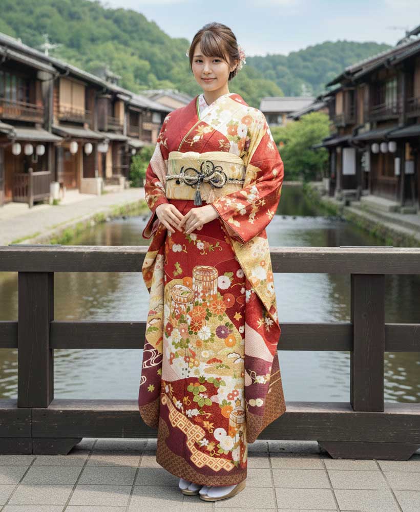 レンタル振袖 – 赤17