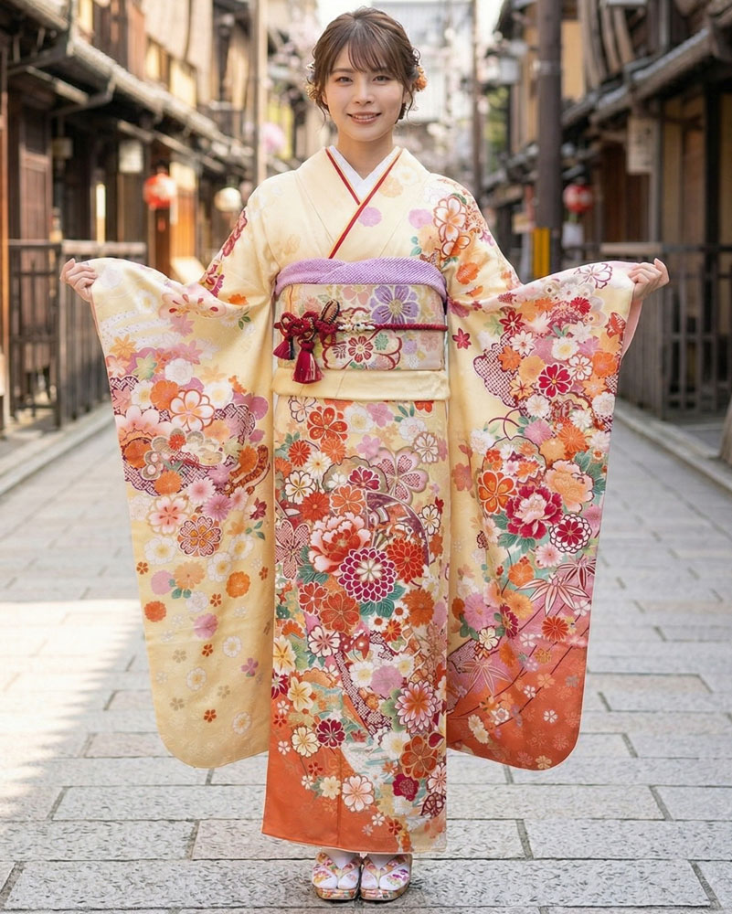 レンタル振袖 – 黄05