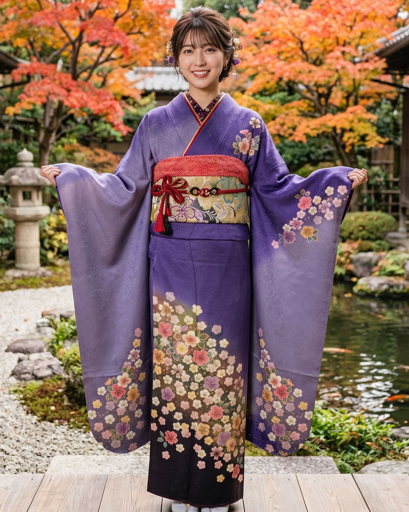 レンタル振袖 – 紫09