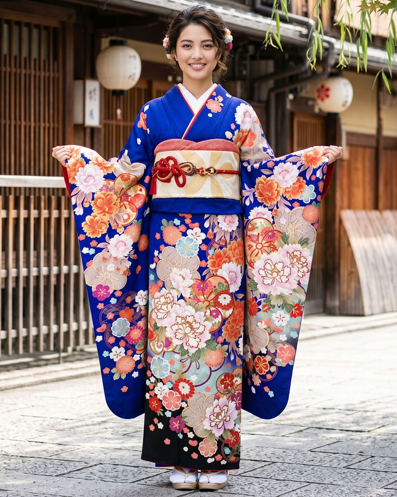 レンタル振袖 – 青09