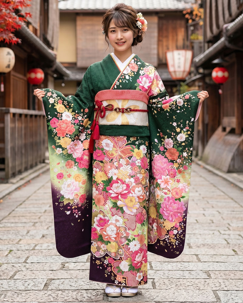 レンタル振袖 – 緑05