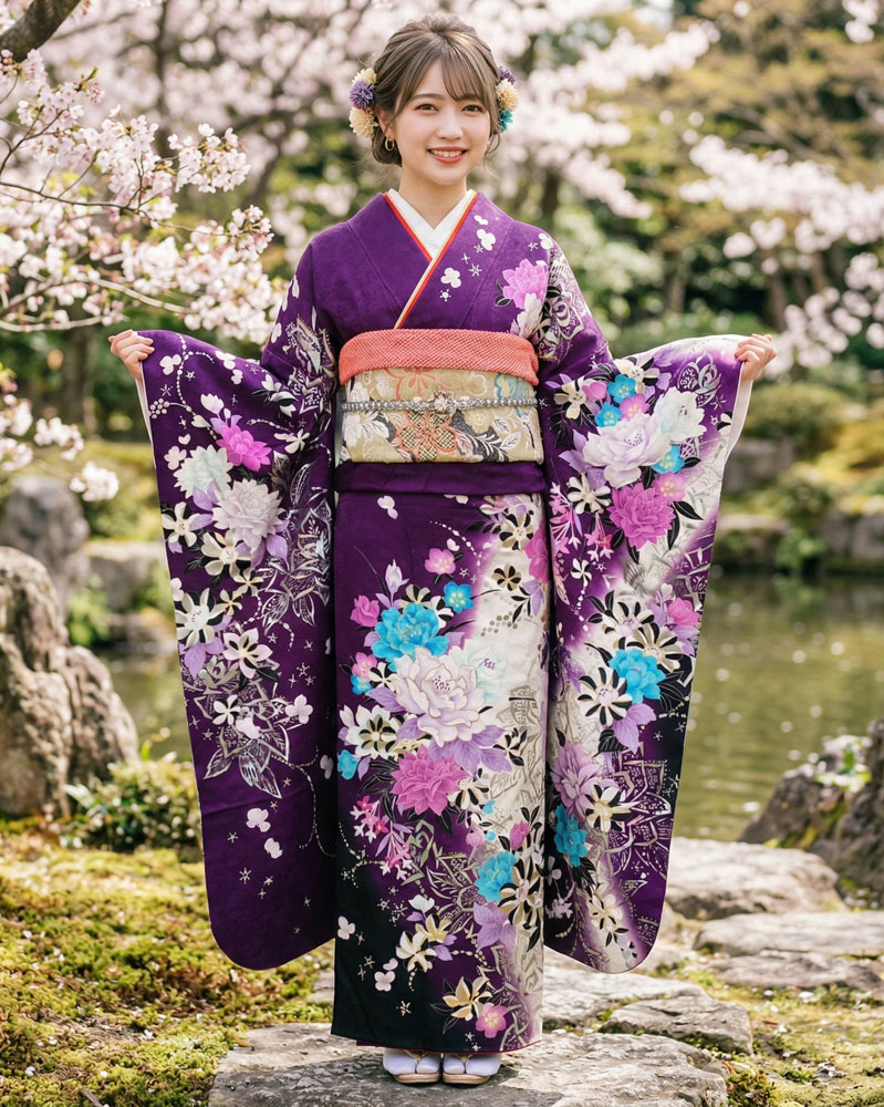 レンタル振袖 – 紫05