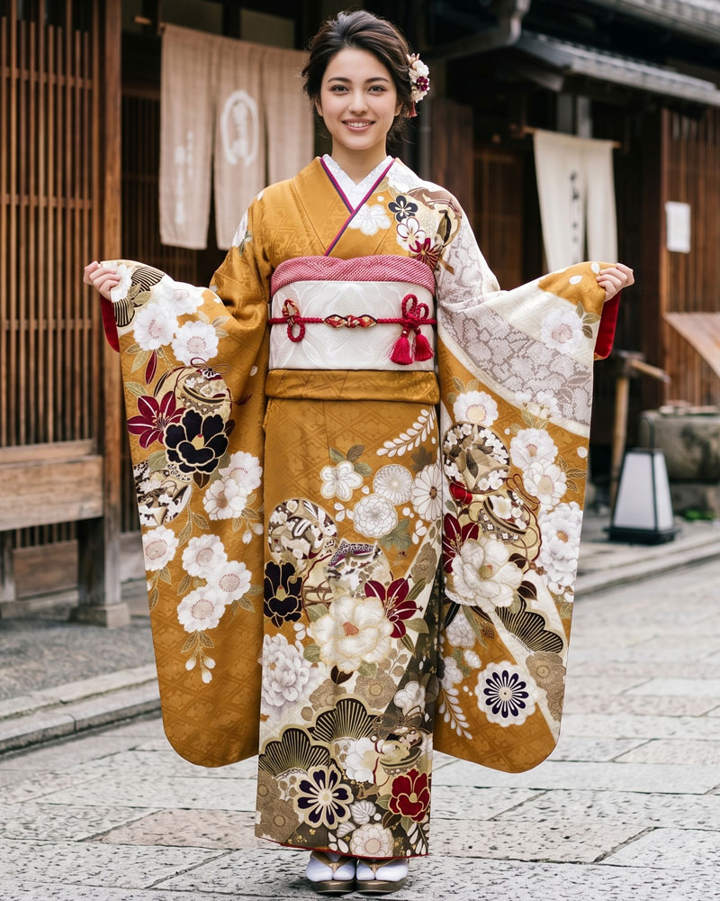 レンタル振袖 -茶06