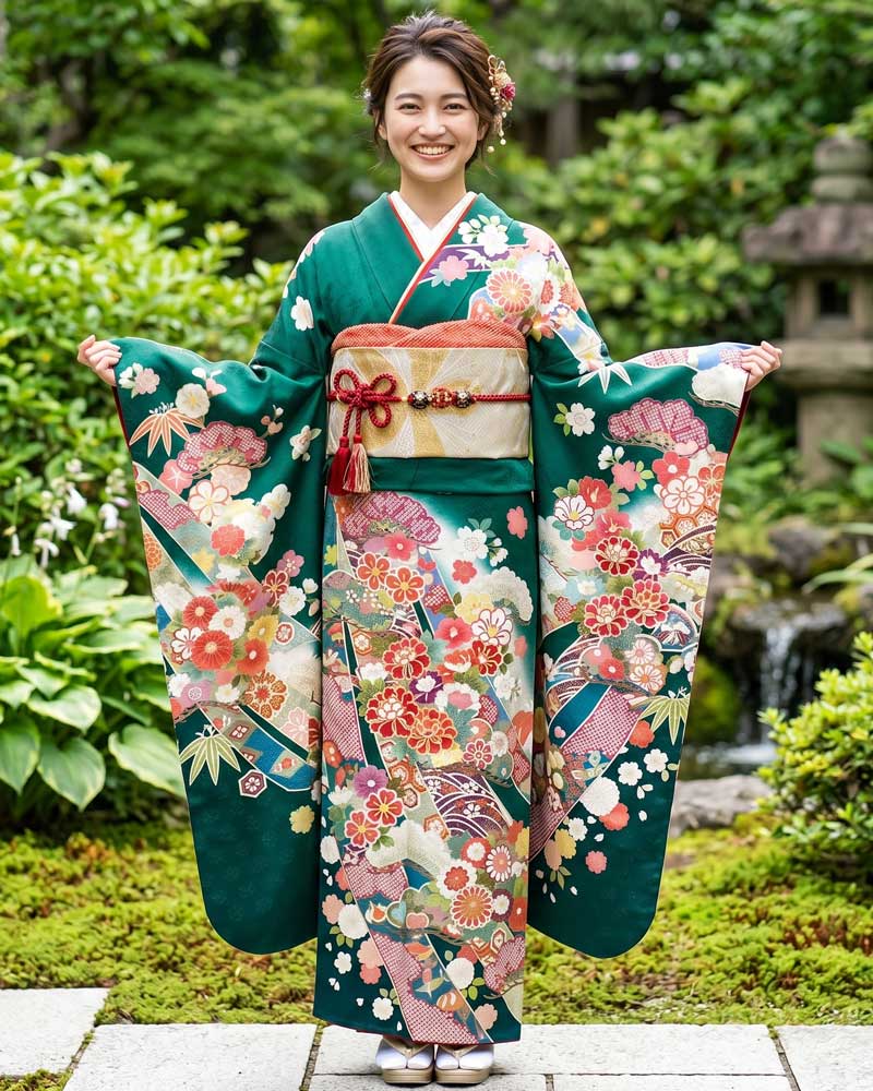 レンタル振袖 – 緑08