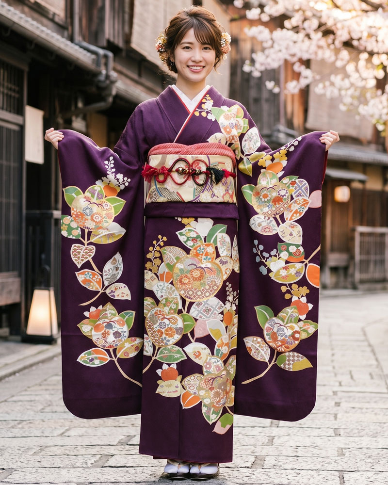 レンタル振袖 – 紫10
