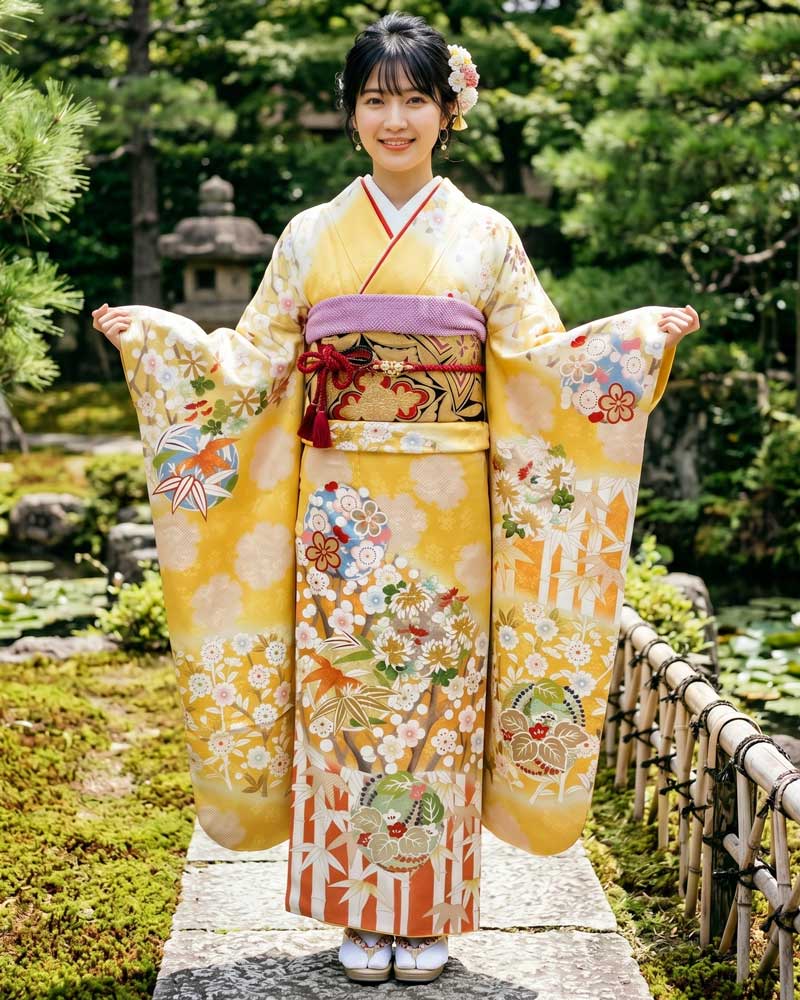 レンタル振袖 – 黄07