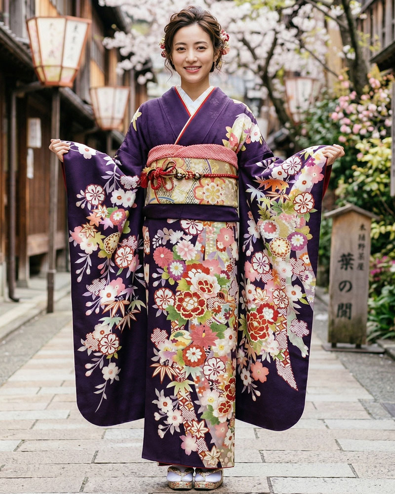 レンタル振袖 – 紫07