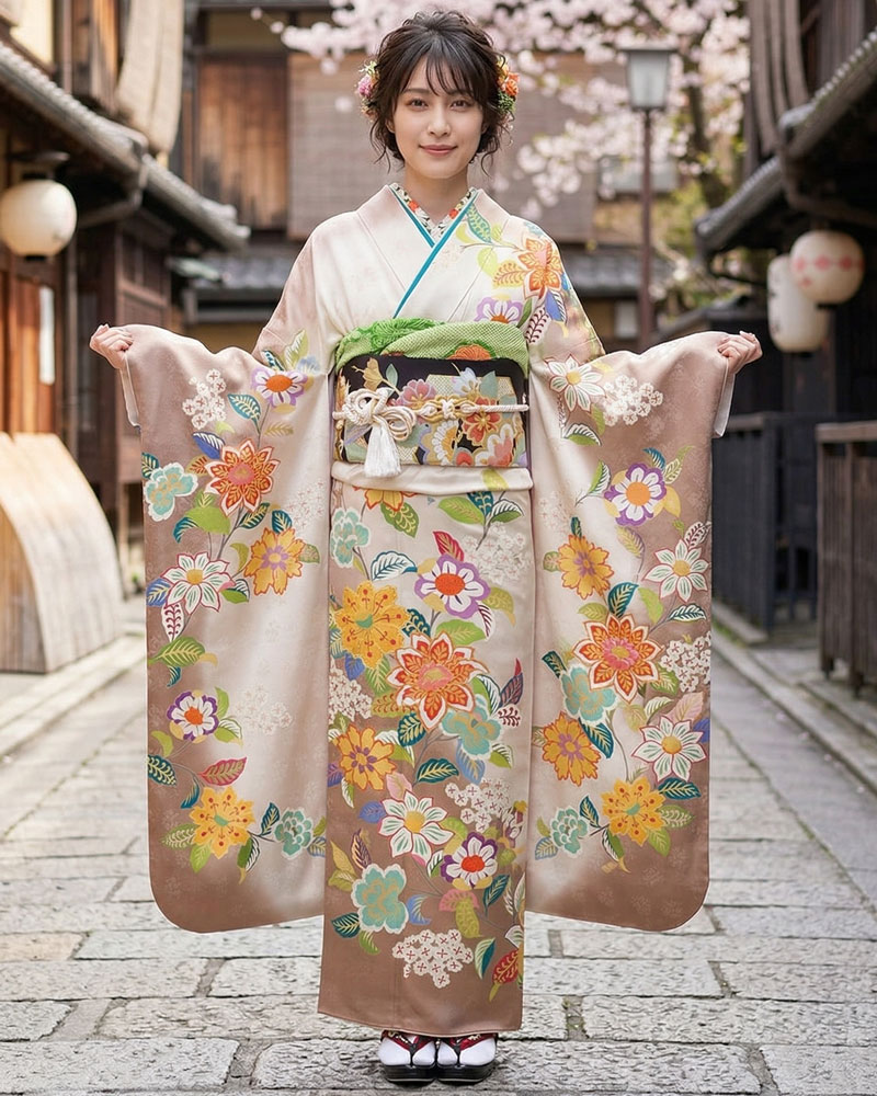 レンタル振袖 – 白03