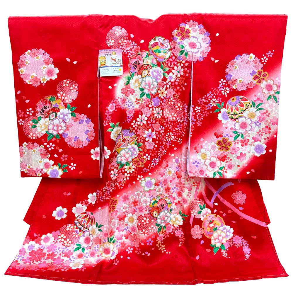 【新品】七五三 3歳 女児 レンタル 赤