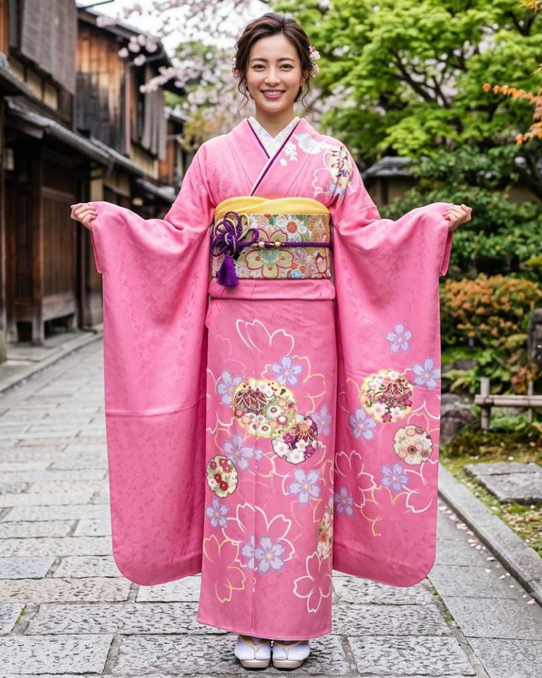 夏休みに振袖を選びに来店する親子のイメージ