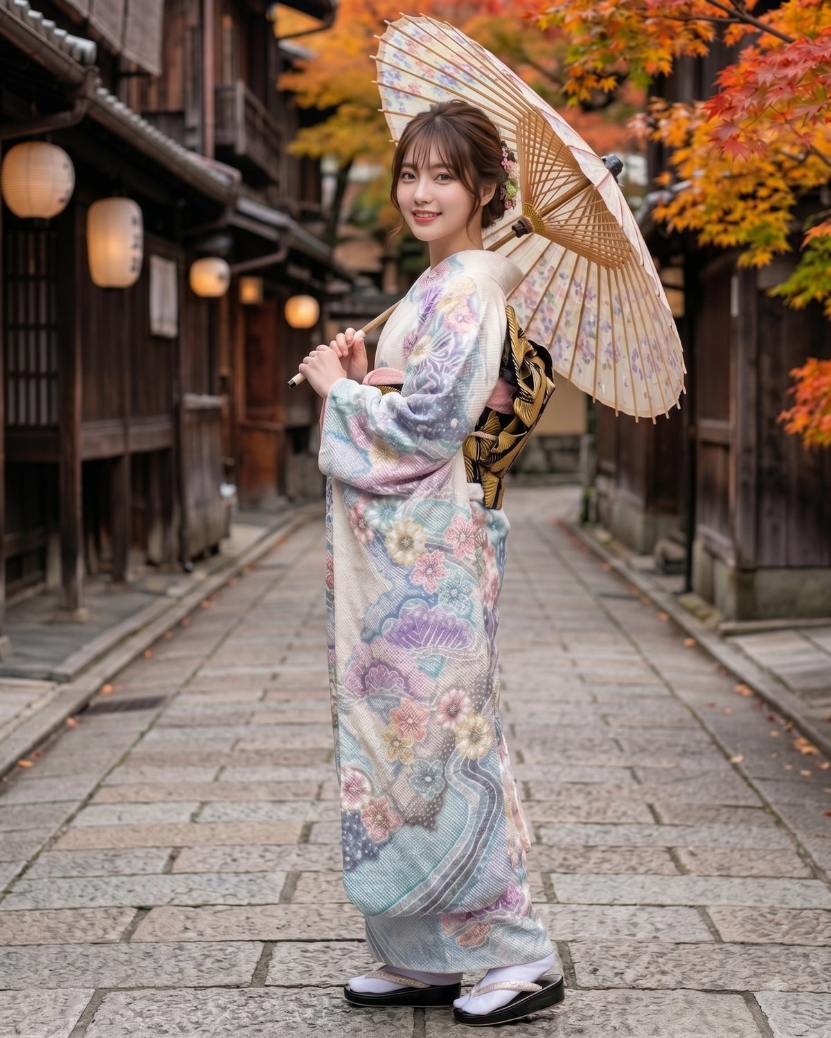 手描き友禅・総絞りの希少な振袖 金沢 濱上呉服店